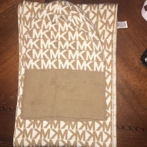 Michael Kors Scarf and Hat Set